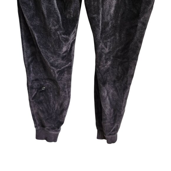 Lululemon Pants Women's 6 Gray Grey Warm Down Jogger Velour Pockets Sweatpants - Picture 7 of 9